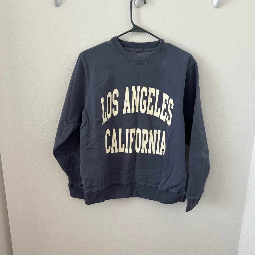 Brandy Melville navy graphic sweatshirt